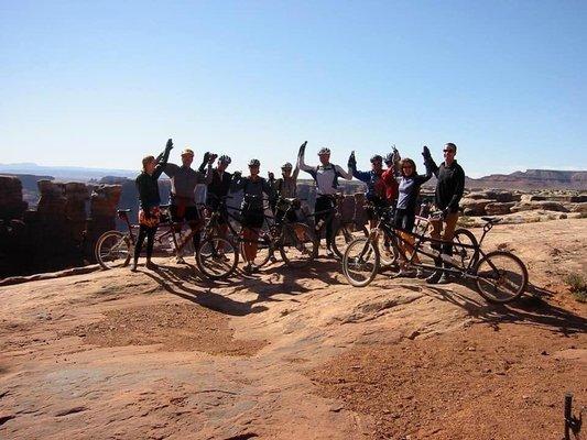 Tandems on White Rim, early 2000s