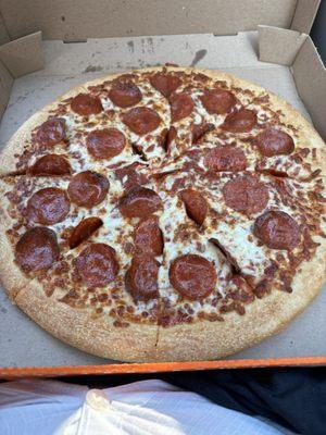 Pepperoni pizza