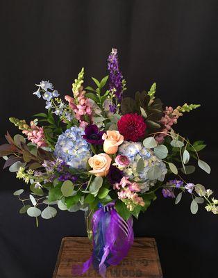 Hydrangea, Dahlias, Anemones, roses, oh my!