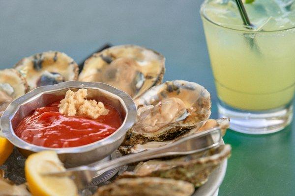 Oysters on the Half Shell served with cocktail sauce, horseradish and lemon. Gluten Free upon request!