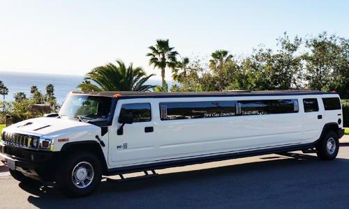 OC VIP LIMO-Hummer blaca para 20 pasajeros