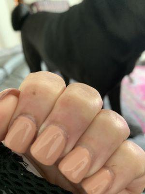 My nails after a full set