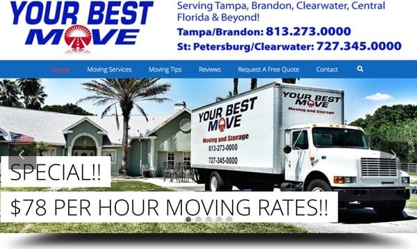 $78 per Hour Moving Rates!