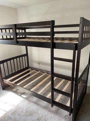 Bunk Bed delivered and assembled