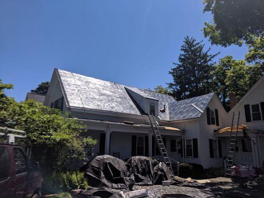 New roof installation in Middleboro,MA