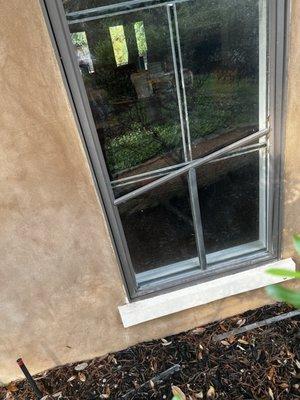 Window replaced terrible and leaked