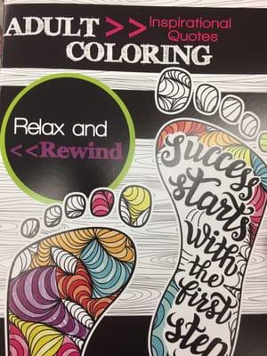 On-trend adult coloring books