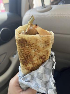 Chicken shawarma wrap