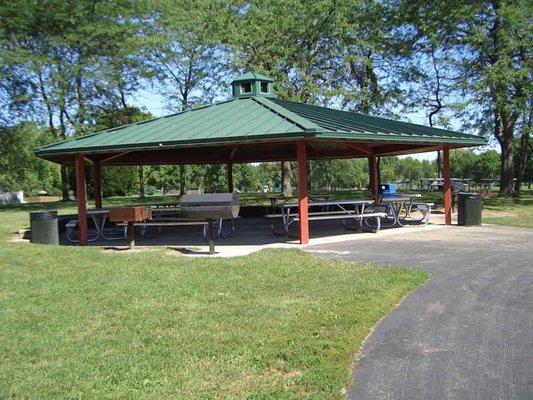 Gazebo with a grill