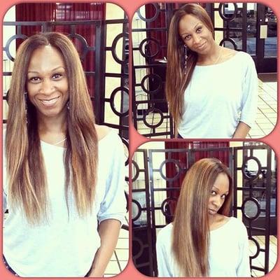 Virgin Brazilian Hair extensions at Salon Chanterre by Eric