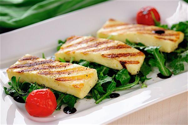 Grilled Hallumi Cheese