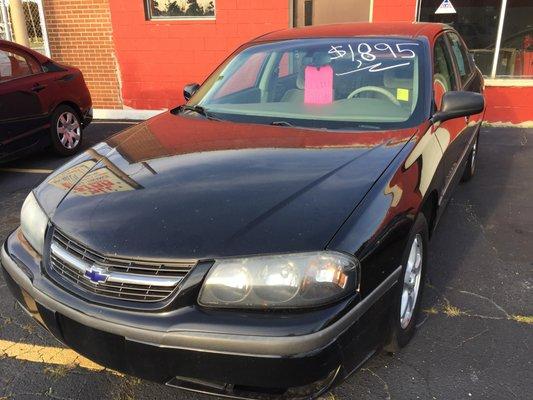 For sale 2003 Chevrolet Impala.  All Star Auto Group, 1579 Dix Hwy., Lincoln Park, MI.  313-383-7878.