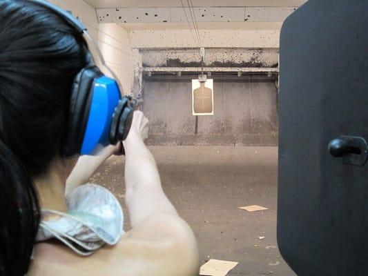 Indoor Gun Range, pistols only (no rifles)