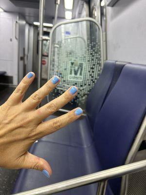 Nails on the DC metro