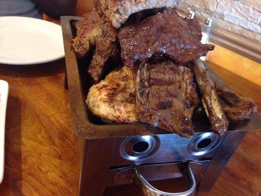 A mountain of meat