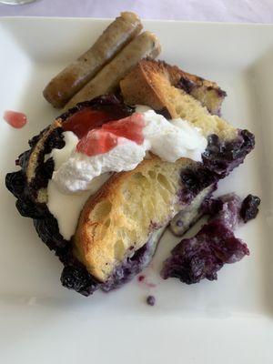 Blueberry French toast