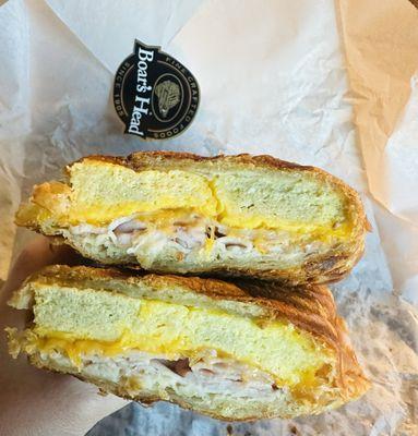 Ham, egg, cheese on a Croissant!