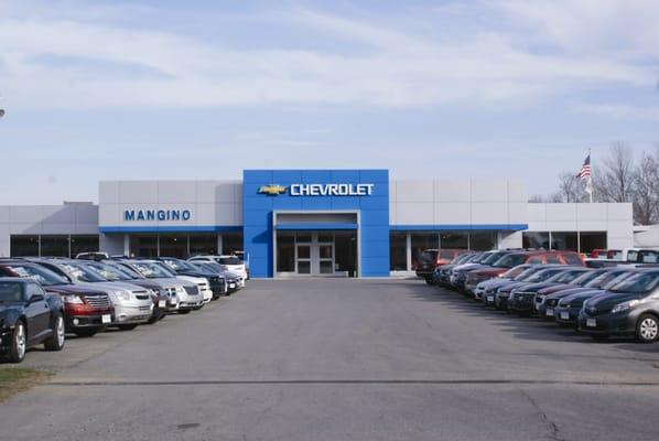 The new home of Mangino Chevrolet. Come see our all new state of the art facility!