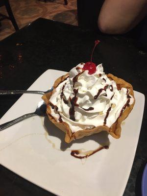 Fried ice cream