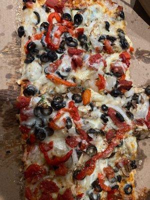 Pacific veggie pizza