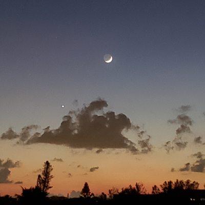 New Moon over Boca Raton 10/29/19