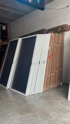 Slider glass doors in stock