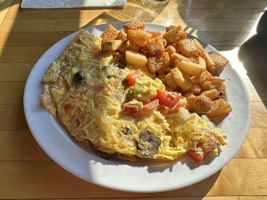 Veggie omelette