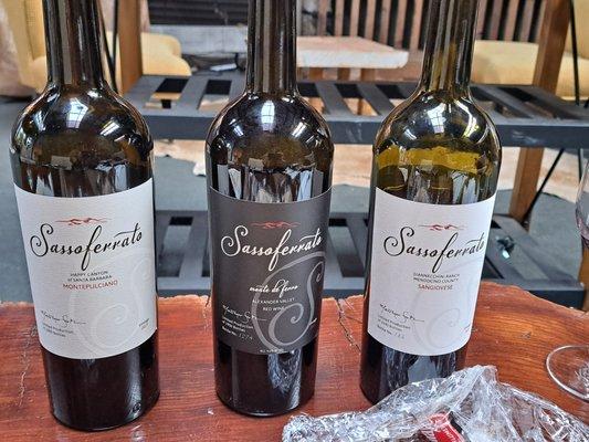 The Sassoferrato wines