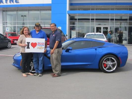 We were honored when this US Veteran came in to Payne Chevrolet to purchase his 2014 Chevrolet Corvette. A Vette for a Vet!