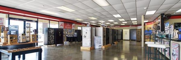 A1 Locksmith (Plano) Gun Safes Showroom.