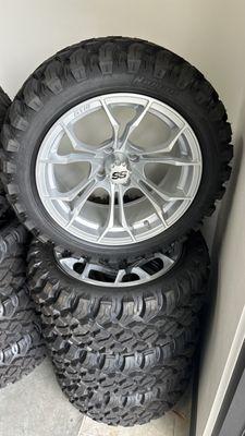 15" wheel and tire upgrades for your golf cart