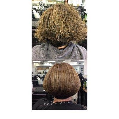 Color, cut, brizillian blowout by Badrie