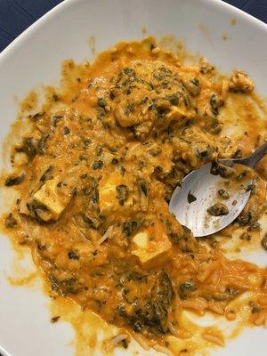 Saag paneer