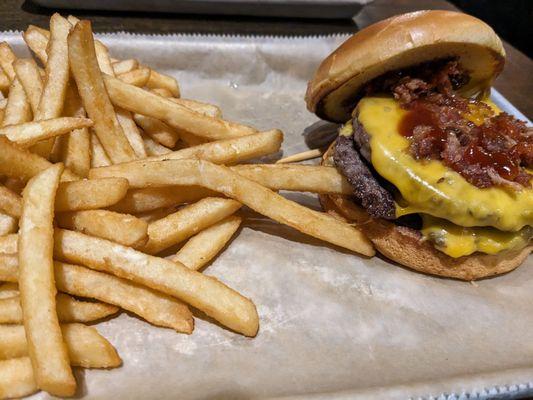 Texas BBQ smash burger