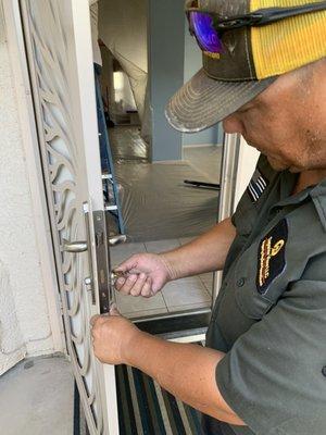 Security Door - Re Pinning