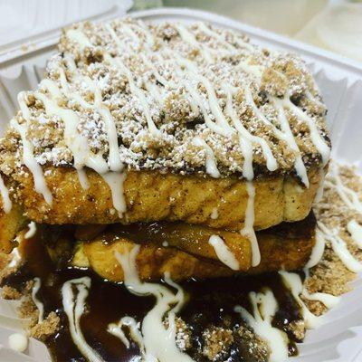 Apple Pie Stuffed French Toast