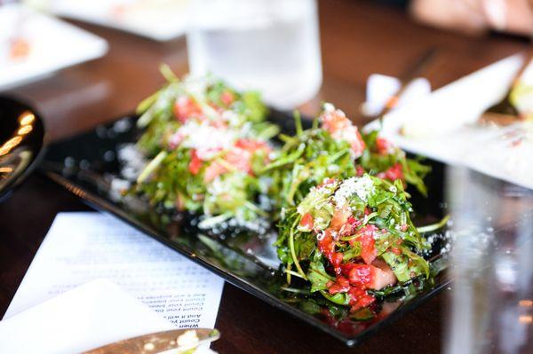 Strawberry and Arugula Salad - our guests loved this one