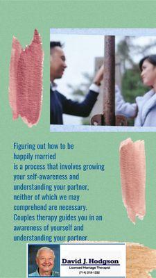 Experiencing a happily married relationship matters