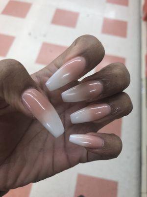 Nude ombré