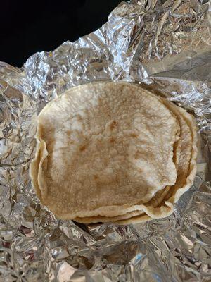 Flour Tortillas (came with the menudo).