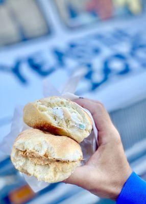 Yeatie Boys' mini bagels!! Yum~