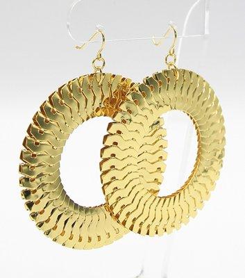 Cache Metal Hoop Earrings - Visit us at www.FLCshop.com -