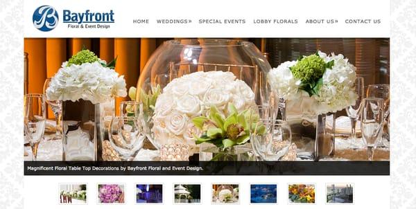 Wedding Floral website redesign