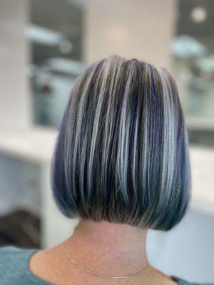 Creative Coloring + Blunt Bob