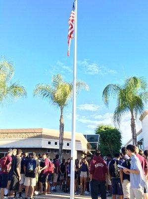 High School Prayer at the Flag Pole