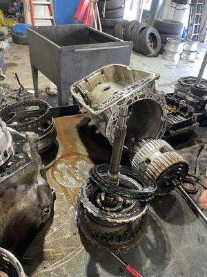 Complete overhauled transmission