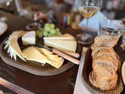 Cheese board with four excellent selections!