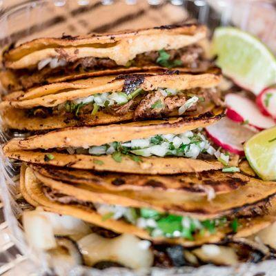 Delicious Barbacoa crunchy tacos