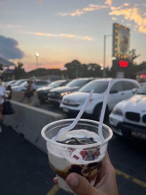 Turtle sundae