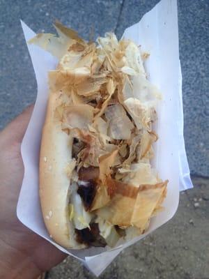 Okonomi dog, $5